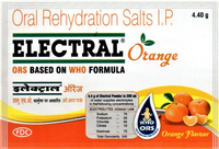 Thumbnail for Electral FDC ORS Sachets Orange Flavour