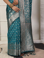 Thumbnail for Astita Lichi Silk Rama Saree