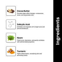 Thumbnail for Underated Acne Free Body Moisturizer Powered With Cocoa Butter, Neem And Turmeric