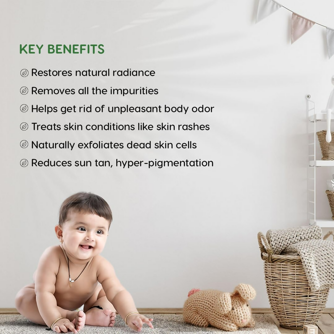 ShuShu Babies Ayurvedic Ubtan Powder (under 0-3 Years Baby) - Distacart