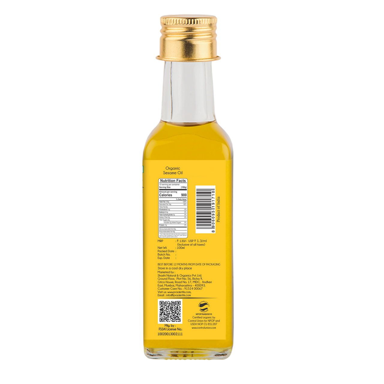 Sesame Oil 100ml (2)