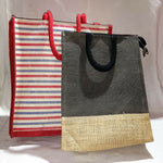 Thumbnail for Jute Ladies Fashion Bags Combo - Big & Small - Distacart