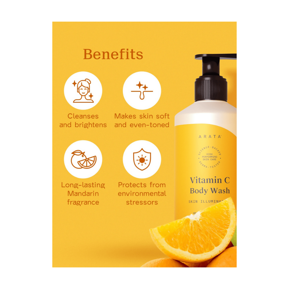 Arata Vitamin C Body Wash - Distacart