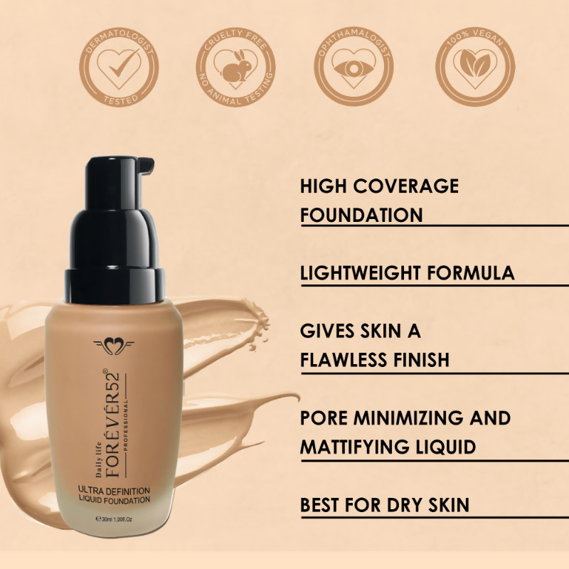 Daily Life Forever52 Ultra Definition Liquid Foundation - FLF013 Fudge - Distacart