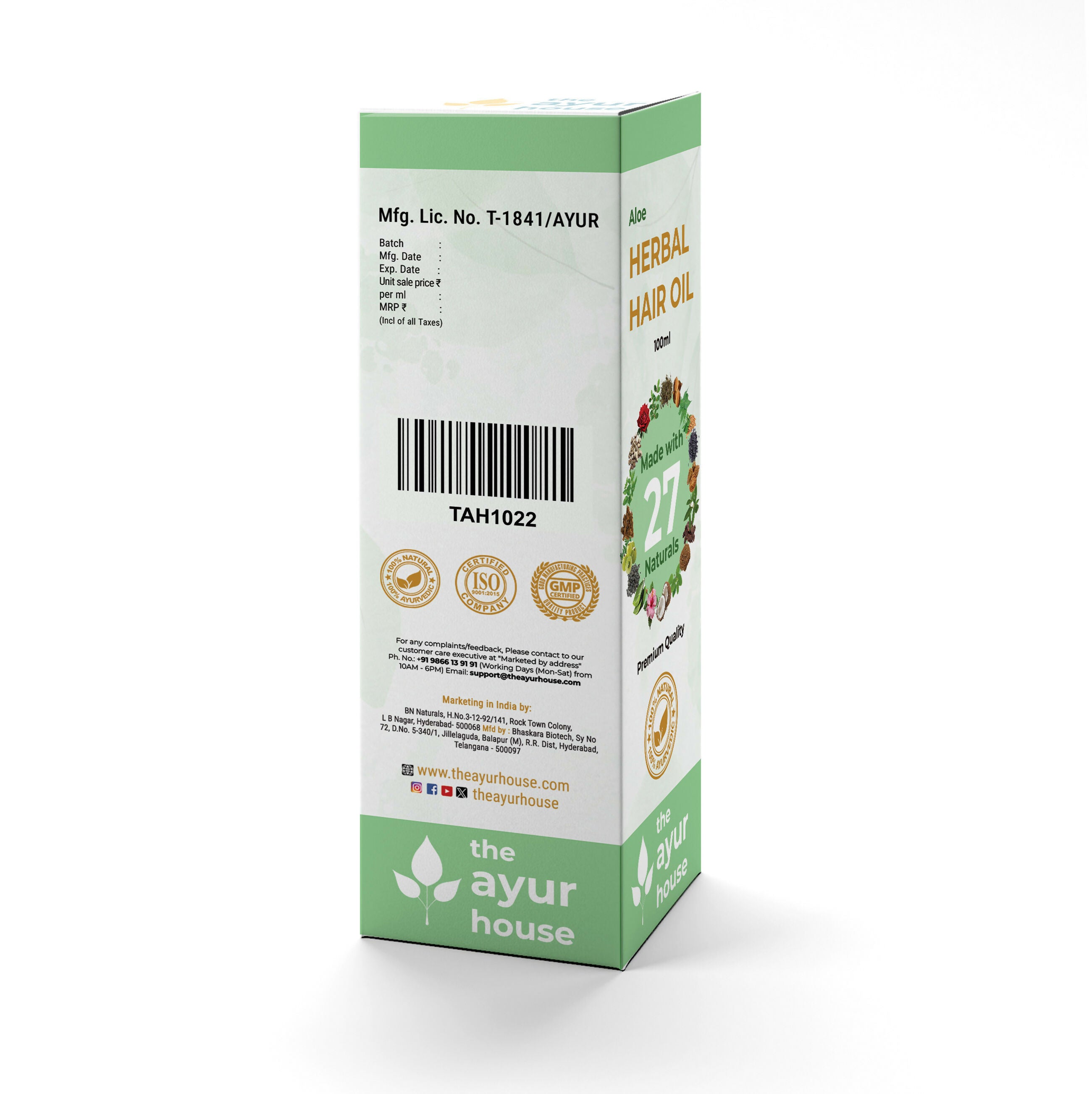 27 herbs Hair Oil 02