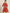Juniper Red Ethnic Motif Printed Rayon A-Line Kurta with Buttons - Distacart