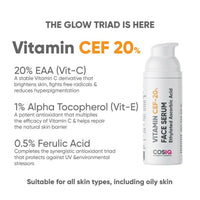 Thumbnail for Cos-IQ Vitamin CEF-20% Face Serum - Distacart