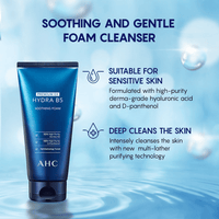 Thumbnail for AHC Premium EX Hydra B5 Soothing Foam Face Cleanser - Korean skincare