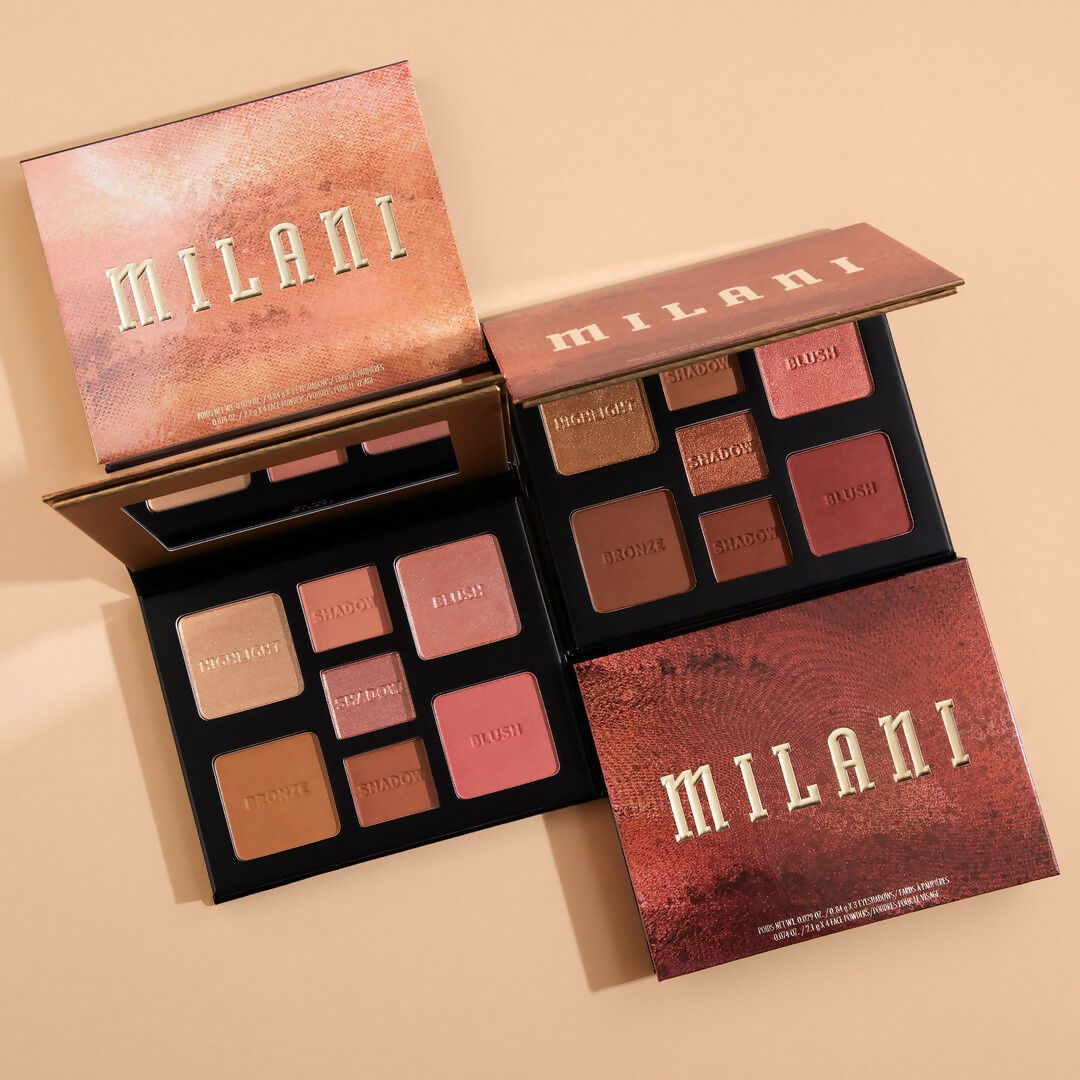 Milani All Inclusive Eye Cheek & Face Palette - Light to Medium - Distacart