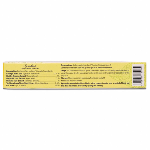 Amarantha Ayurvedic Arimu Mouth Ulcer Gel uses