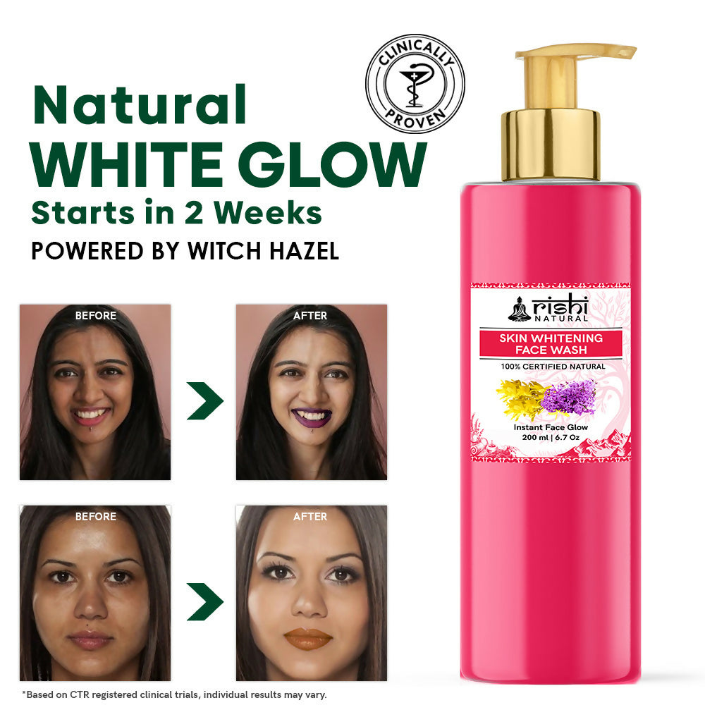 Copy of SKIN WHITENING FACE WASH BEFORE AFTER