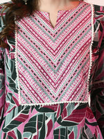 Thumbnail for Myshka Women's Multi Printed Kurta With Palazzos - Distacart