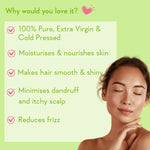Thumbnail for Wishcare 100% Pure Cold Pressed Castor Oil & Olive Oil Combo - Distacart