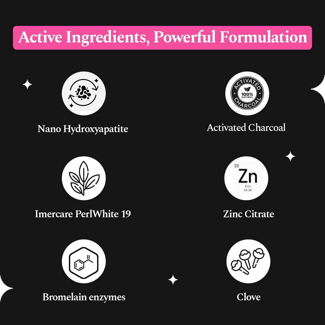 Perfora Activated Charcoal Whitening Toothpaste - Watermelon Mint