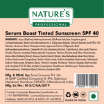 Thumbnail for Nature's Essence Professional Serum Boost Tinted Sunscreen SPF 40 PA+++ - Distacart