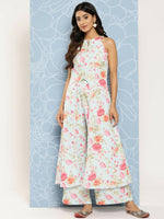 Thumbnail for Ahalyaa Women's Traditional wear Co-ords - Blue - Distacart