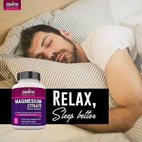 Zenith Nutrition Magnesium Citrate Powder - Distacart