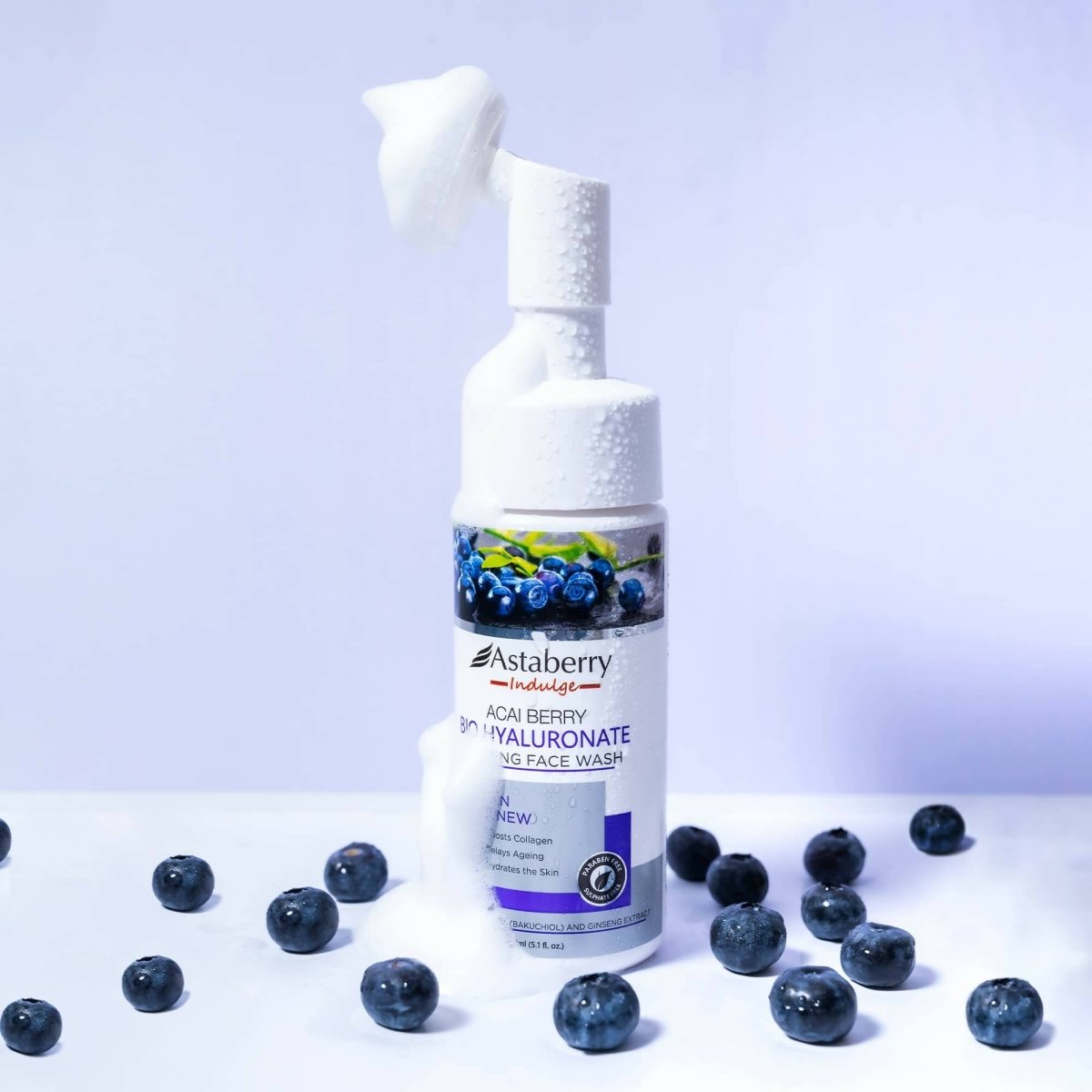 Astaberry Indulge Acai Berry Foaming Face Wash - Distacart