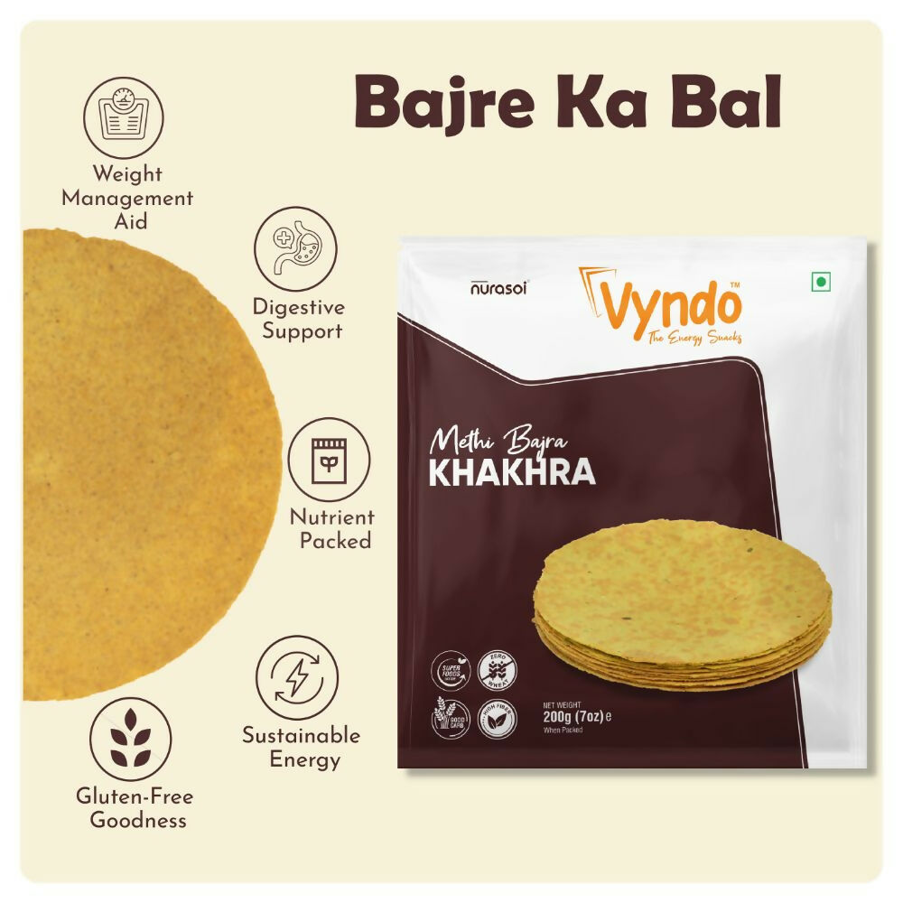 Vyndo Methi Bajra Khakhra - Distacart