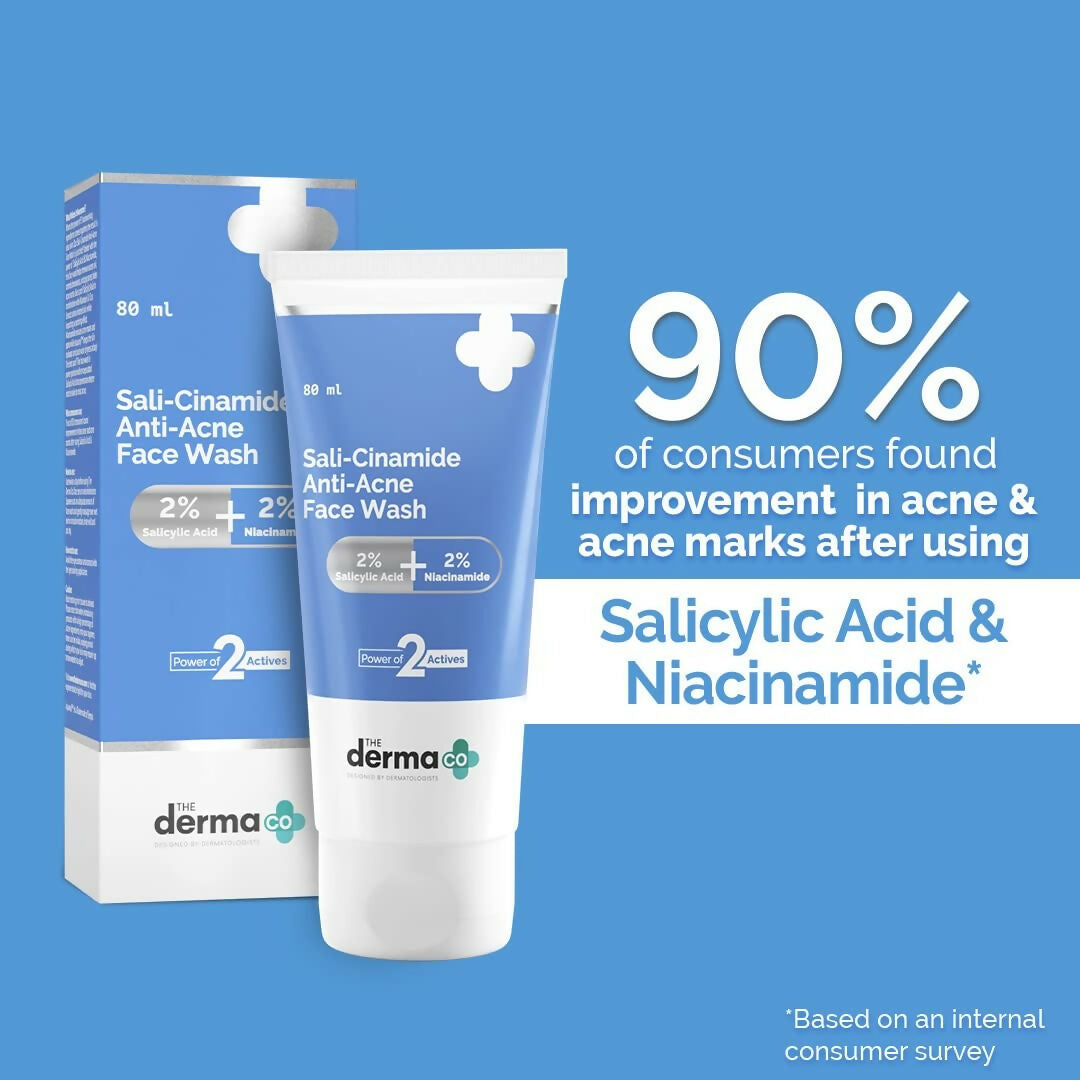 The Derma Co Sali-Cinamide Anti-Acne Face Wash - Distacart