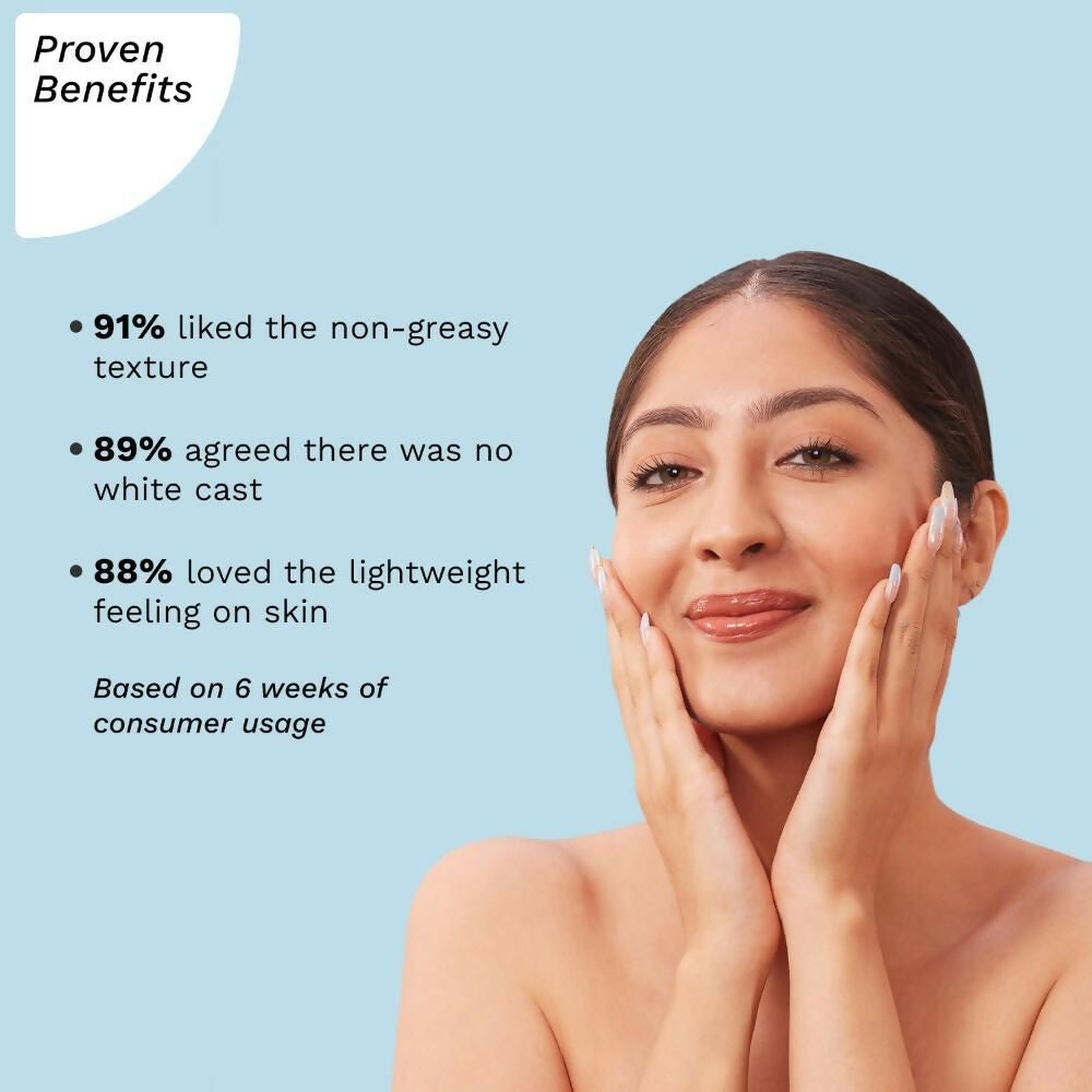 Pilgrim White Lotus Sunscreen Serum SPF 50 PA+++ - Distacart
