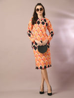 Thumbnail for Myshka Women's Multi Printed Round Neck Party Top With Skirt Co-ord set - Distacart