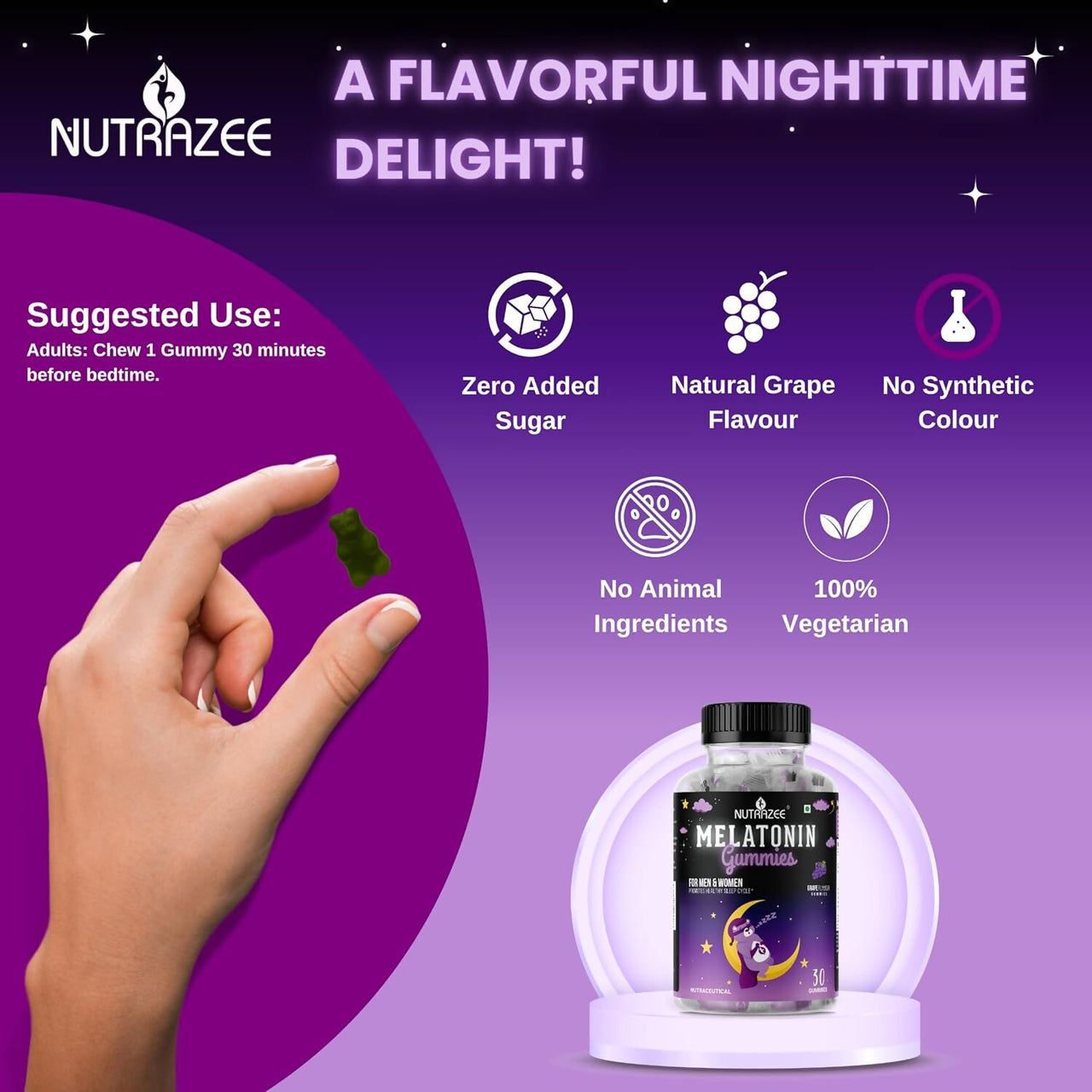 Nutrazee Melatonin Gummies - Distacart