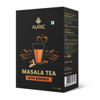 Thumbnail for Auric Kadak Moringa Masala Tea - Black Tea from Assam & Darjeeling with Real Spices (Cardamom, Ginger, Black Pepper)