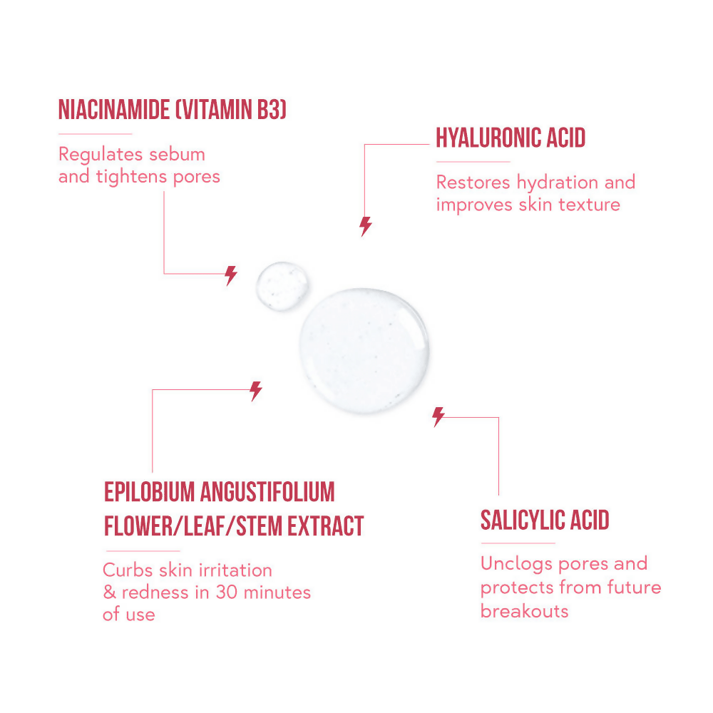 Acne Squad 2% Salicylic Acid Serum For Blackheads & Whiteheads