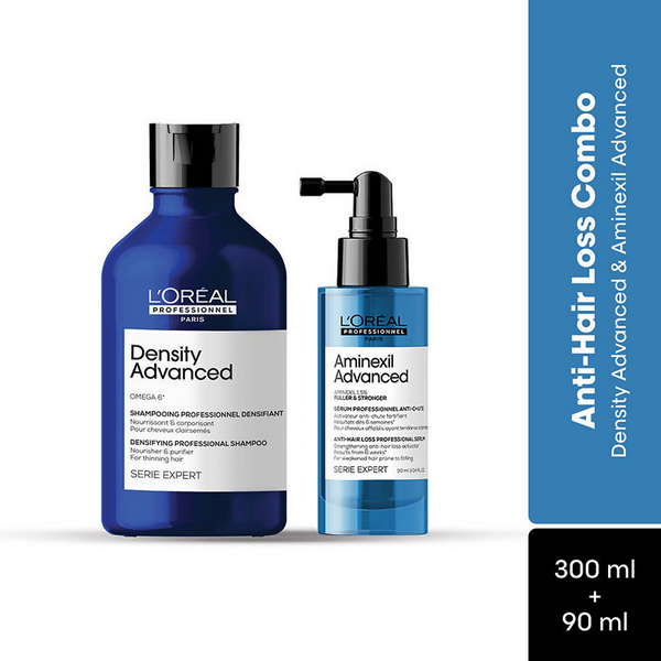 L'Oreal Professionnel Anti-Hair Loss Regime With Density Advanced Shampoo & Aminexil Advanced - Distacart