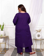 Thumbnail for PURPLE_EMBROIDERY_DUPATTA_PS-6