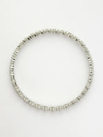 Thumbnail for NVR Women's Set of 4 Silver-Plated CZ Stone-Studded Handcrafted Bangles - Distacart