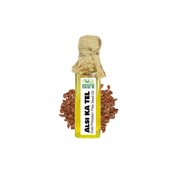 Shuddh Natural Flax Seed Oil Cold Pressed - Distacart
