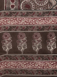 Thumbnail for Anubhutee Brown & Maroon Printed Pure Cotton Kurta with Trousers & Dupatta - Distacart