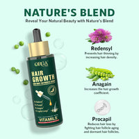 Thumbnail for Orgatre Hair Growth Serum Powered with 3% Redensyl, 4% Anagain, 3% Procapil, 1% Capilia Longa and Rosemary Oil - Distacart