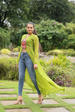 Thumbnail for VN-KA-Navratri-1123-Parrot Green-1