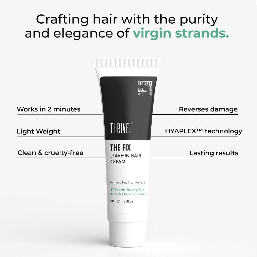 Thriveco The Fix Leave-in hair cream - Distacart