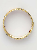 Thumbnail for NVR Women's Set of 2 Gold-Plated Peacock Design Meenakari Handcrafted Bangles - Distacart