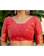 Thumbnail for Joban Fashion Off White Silk Woven Banarasi Saree