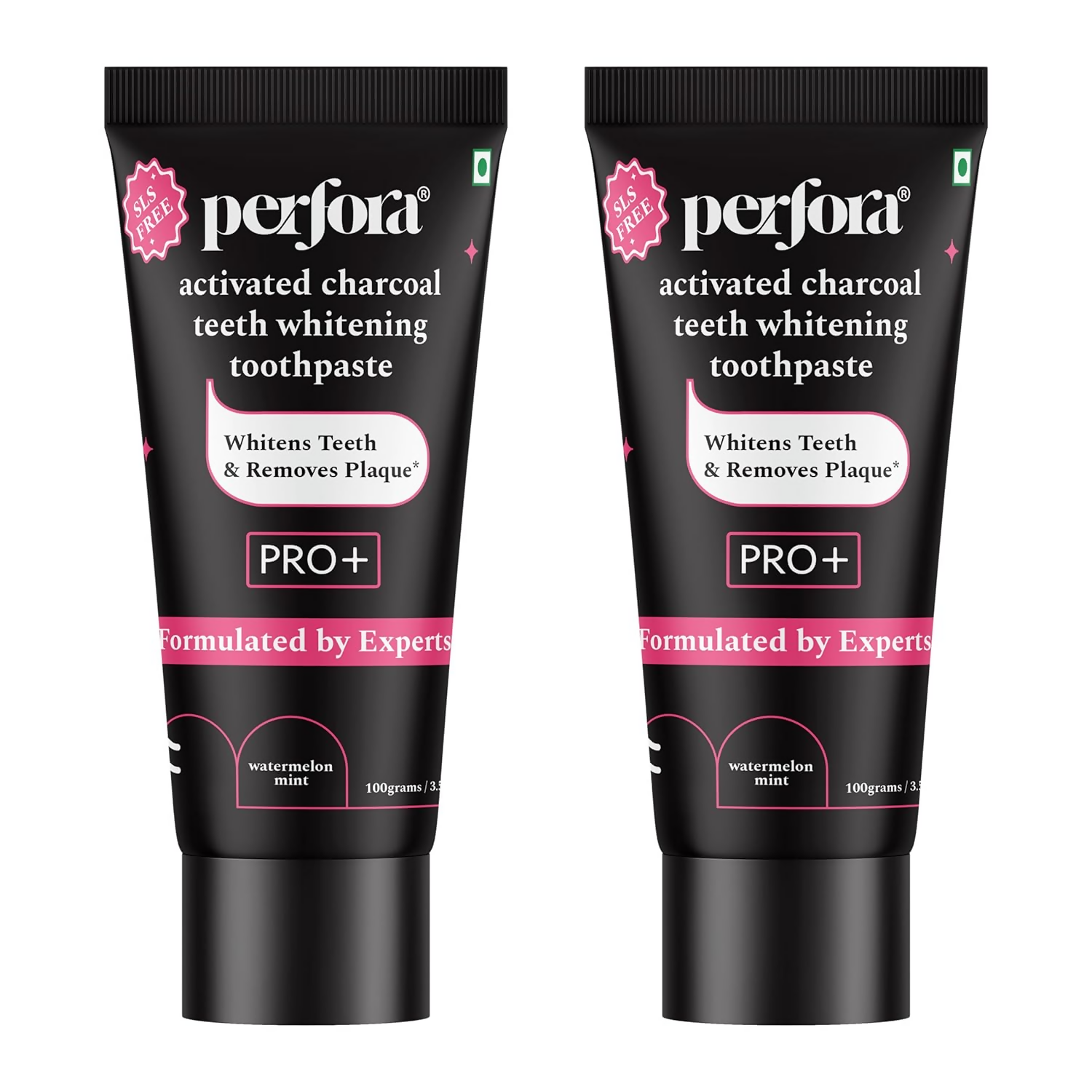 Perfora Activated Charcoal Whitening Toothpaste - Watermelon Mint - Distacart