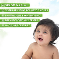 Thumbnail for Mamaearth Baby Rich Moisturizing Ultra Light Sunscreen