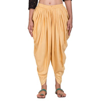 Thumbnail for Asmaani Beige Color Solid Dhoti Patiala