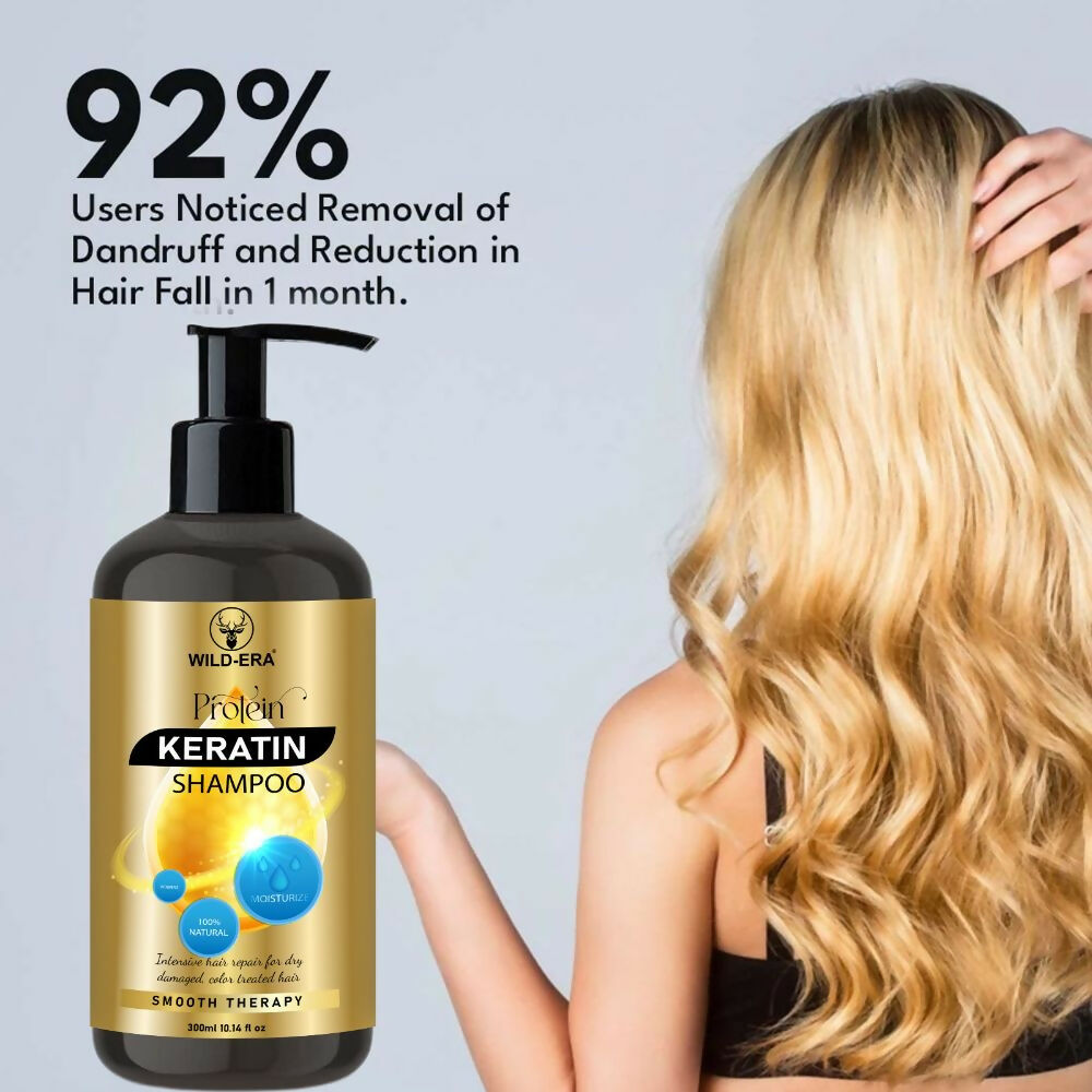 Wildera Keratin Smooth Shampoo with Keratin and Argan Oil - Distacart