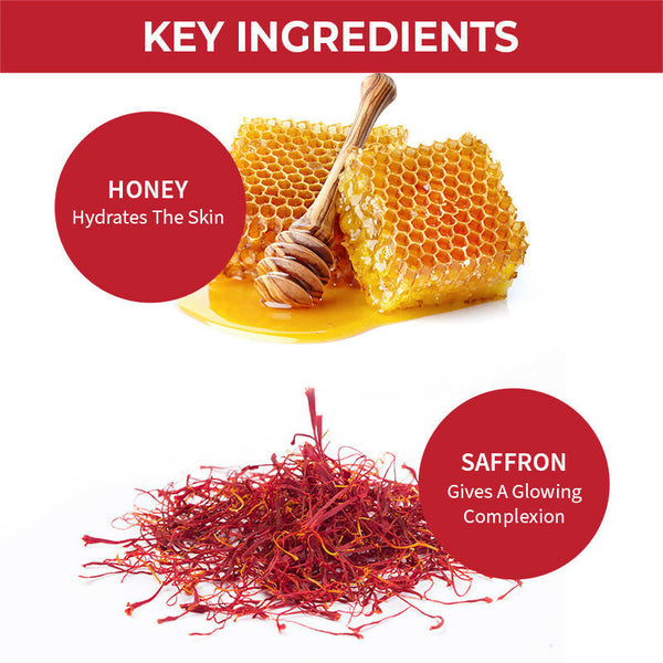 Nykaa Naturals Saffron & Honey Face Wash for Glowing Skin - Distacart