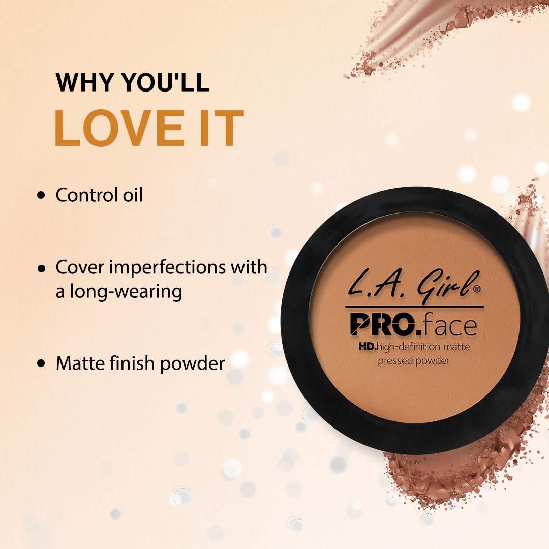 L.A. Girl HD PRO Face Pressed Powder - Toffee - Distacart