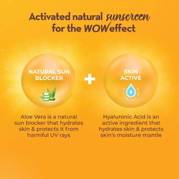 Wow Life Science Sunscreen Gel Dry Skin - Distacart