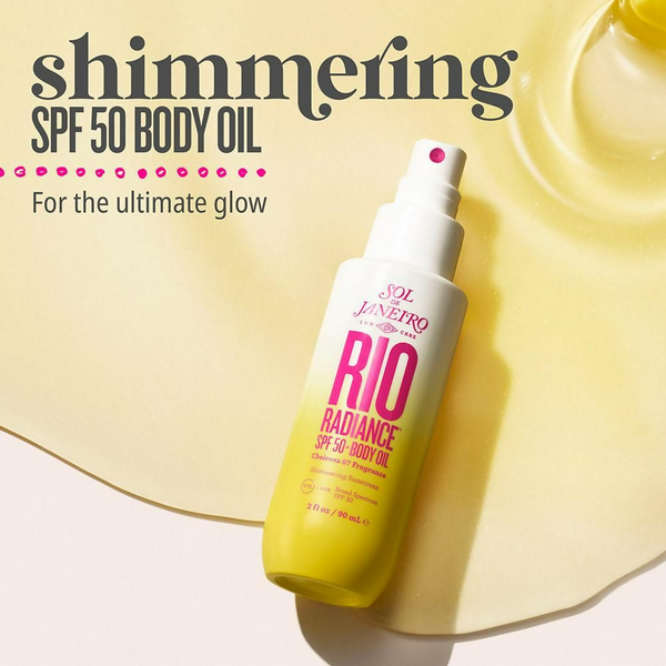 Sol de Janeiro Rio Radiance SPF 50 Body Oil Shimmering Sunscreen, UVA/UVB Broad Spectrum SPF 50 - Distacart