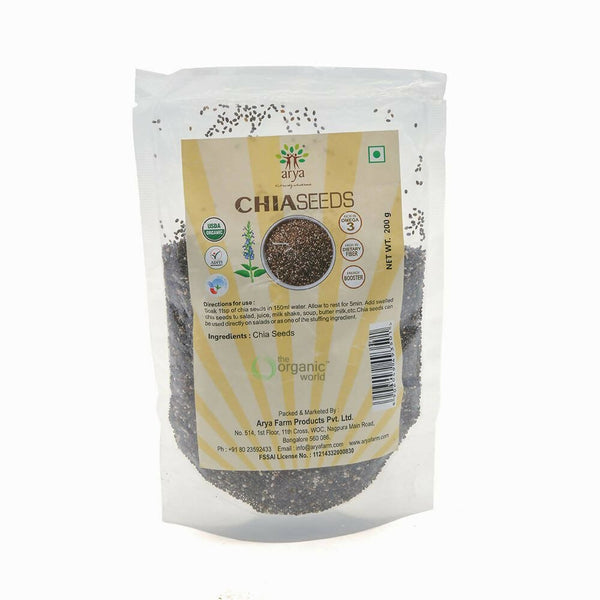Arya Farm Chia Seeds - Distacart