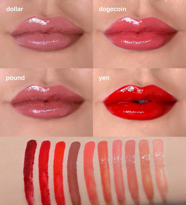 Rude Cosmetics High Gloss Profit Lip Lacquer - Dogecoin - Distacart