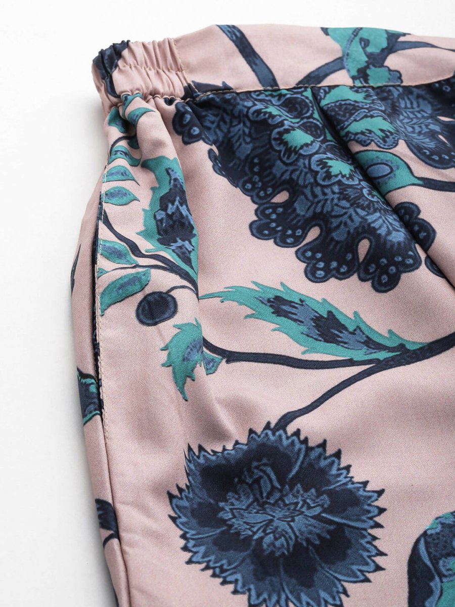 Ahalyaa Women's Traditional Wear Co-ods - Tan - Distacart